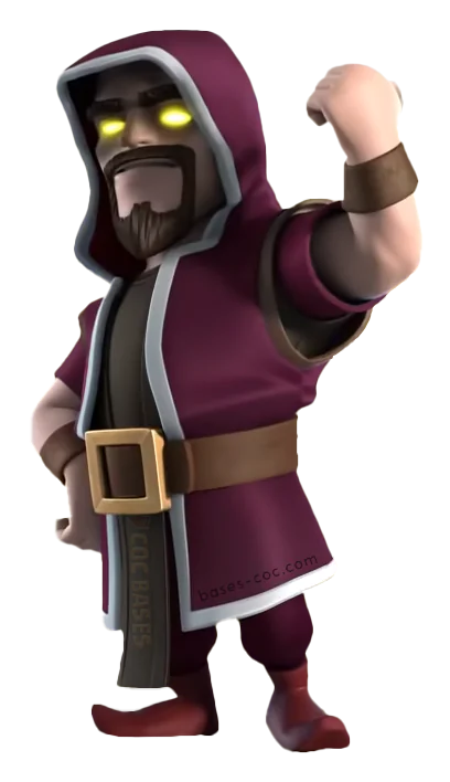 Clash of Clans Basen 58 super wizard
