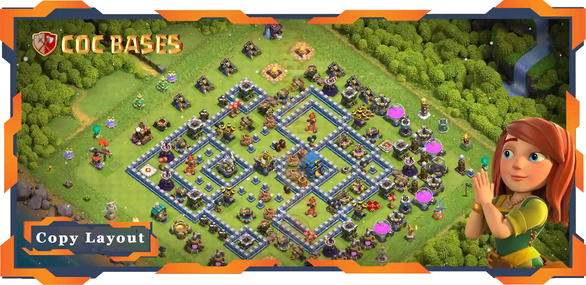 Clash of Clans TH12 Anti 2 Star Base