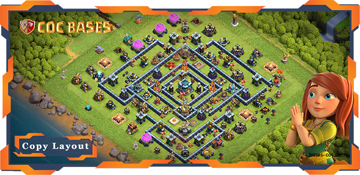 Clash of Clans TH13 Anti 2 Star Base