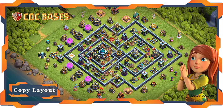 Clash of Clans TH13 Anti 3 Star Base