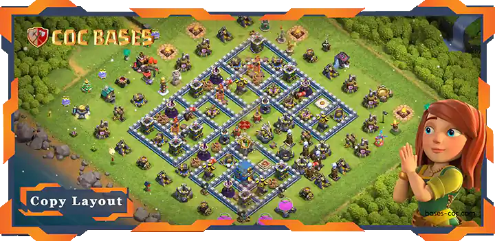 Clash of Clans TH12 Trophy Base