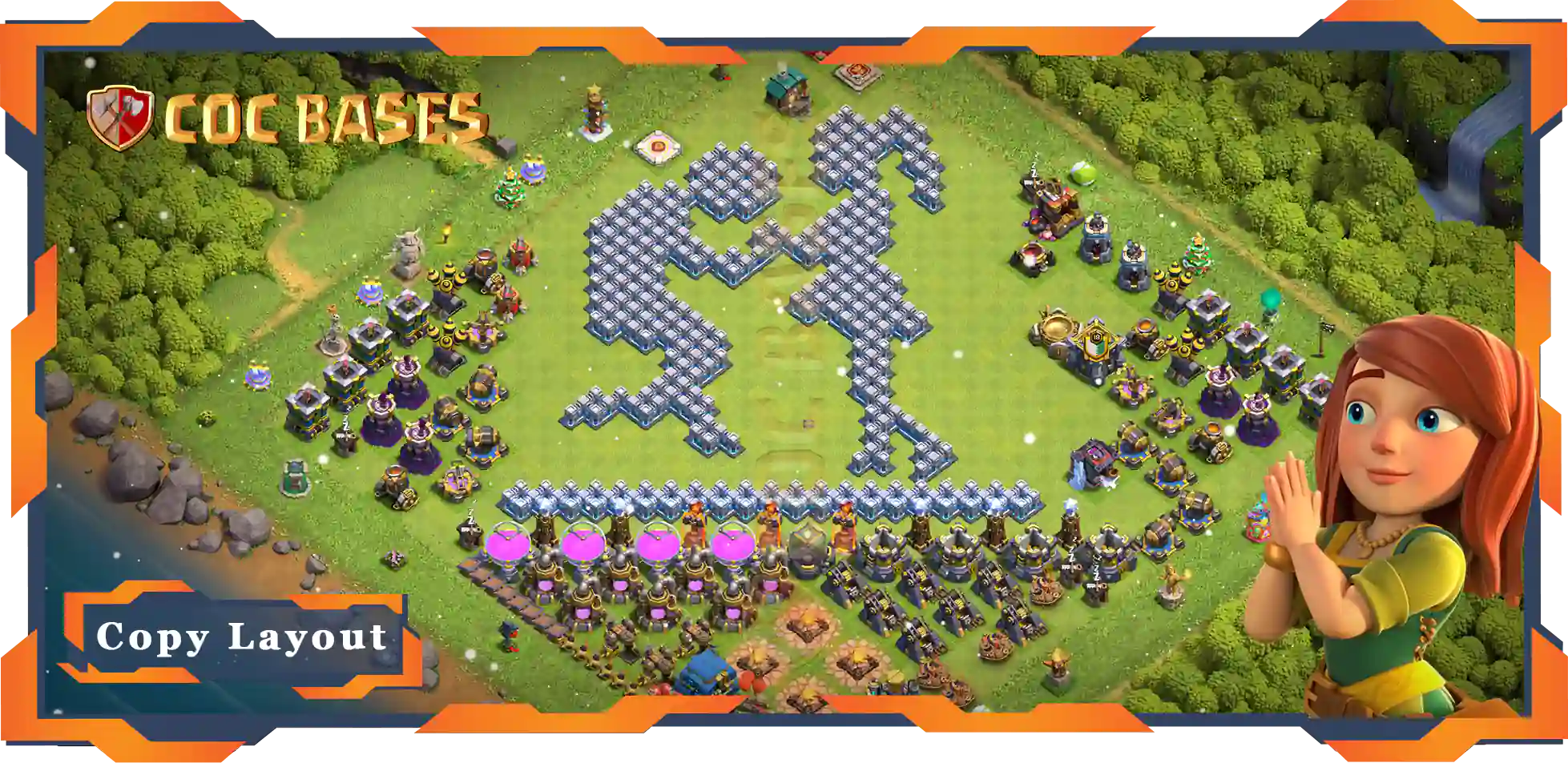 Clash of Clans TH12 Funny Base