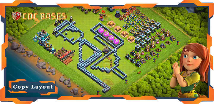 Clash of Clans TH13 Funny Bases
