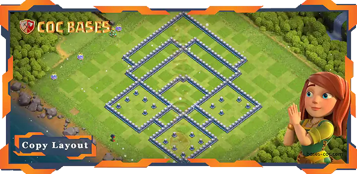 Coc Bases Wall Clash of Clans TH12 Anti 3 Star Base