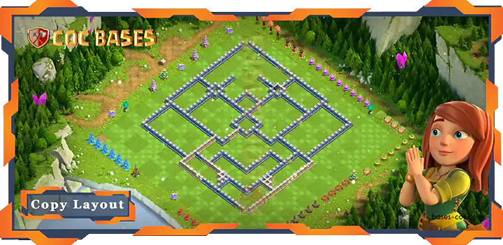 Coc Bases Wall Clash of Clans TH15 Anti 3 Star Base