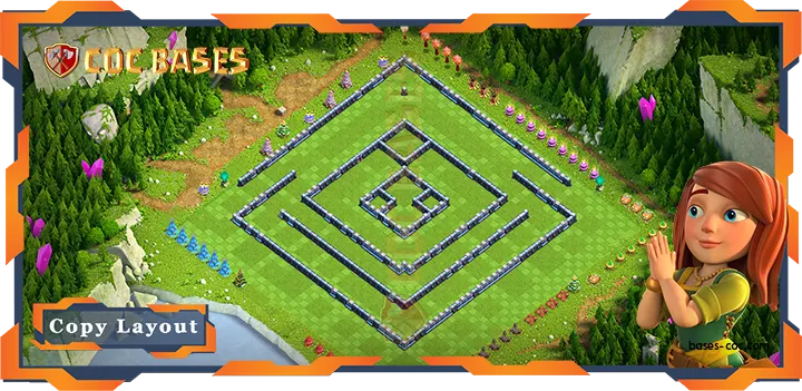 Coc Bases Wall Clash of Clans TH15 Anti Air/Anti Electro/Anti Balloons/Anti Dragon Bases