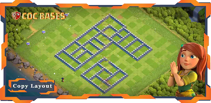 Coc Bases Wall Clash of Clans TH12 Trophy Base