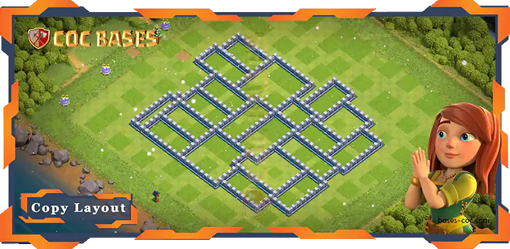 Coc Bases Wall Clash of Clans TH12 Farming Base