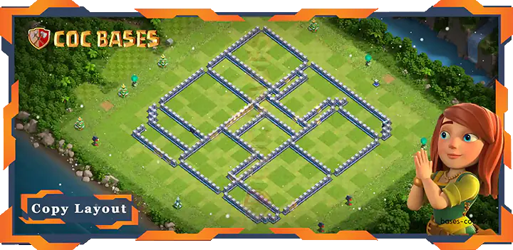Coc Bases Wall Clash of Clans TH14 Farming Base