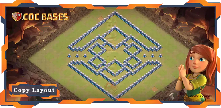 Coc Bases Wall Clash of Clans TH12 War Base - CWL (Clan War League) Bases