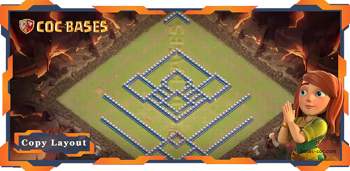 Town Hall 12 Base #03
