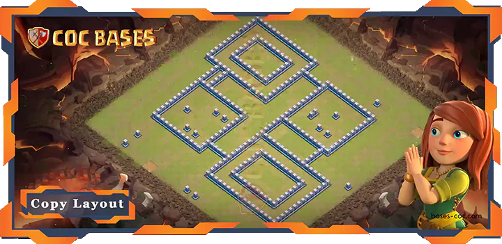 Town Hall 12 Base #13