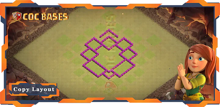 Town Hall 6 Base #02