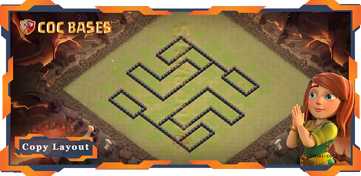 Town Hall 8 Base #04