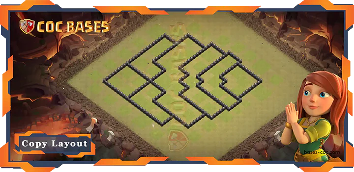 Town Hall 8 Base #03
