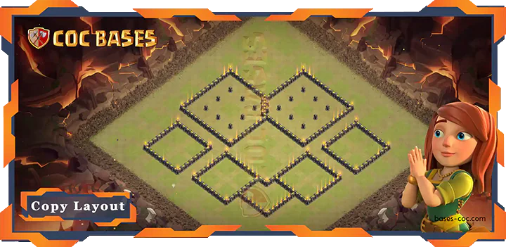 Town Hall 9 Base #04