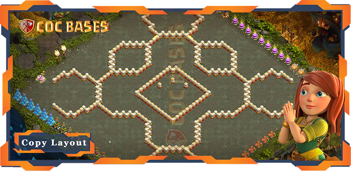 Coc bases walls Clash of Clans TH16 Anti 2 Star Bases
