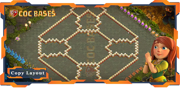 Coc bases walls Clash of Clans TH16 Farming Base