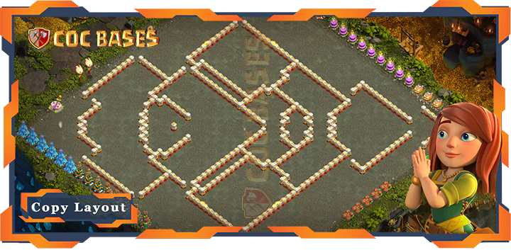 Coc bases walls Clash of Clans TH16 Hybrid Bases