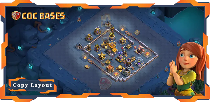 Builder Hall 10 Base #16 - Clash of Clans Layouts 2025