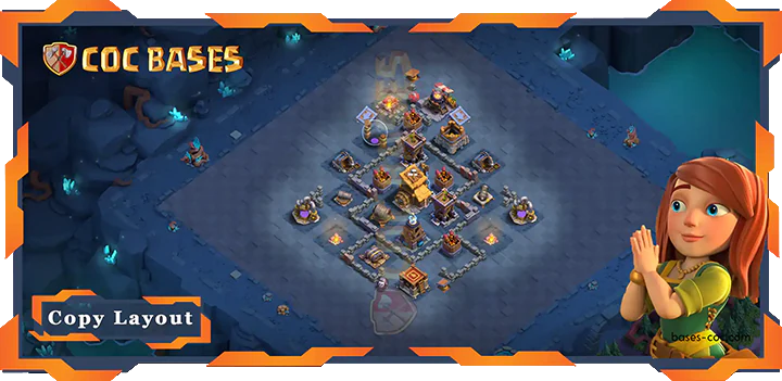 Bases 2.0 Builder Hall 8 Base#05