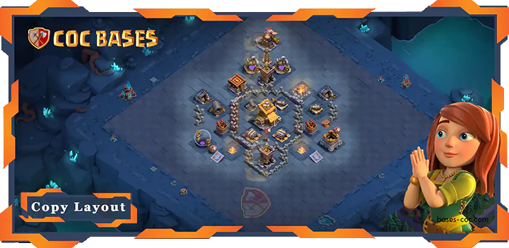 Bases 2.0 Builder Hall 8 Base#08