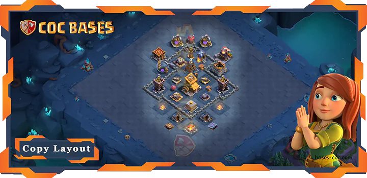 Bases 2.0 Builder Hall 8 Base#04