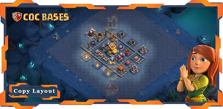 Bases 2.0 Builder Hall 8 Base#07