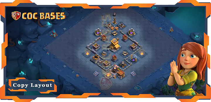 Bases 2.0 Builder Hall 8 Base#06