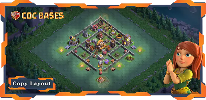 Builder Hall 5 Base #02 - Clash of Clans Layouts 2025