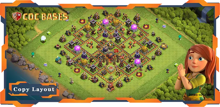 Clash of Clans TH10 Anti Air/Anti Electro/Anti Balloons/Anti Dragon Bases