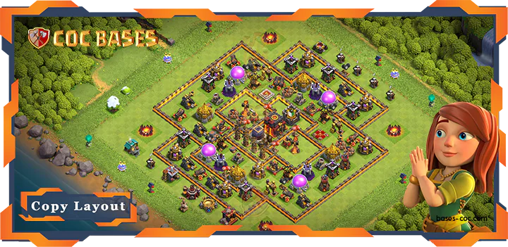 Clash of Clans TH10 Trophy Base