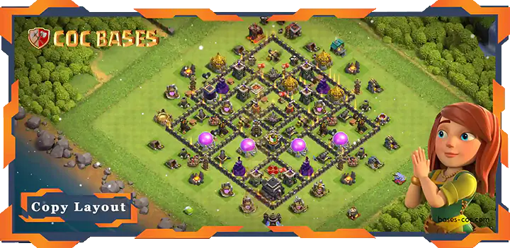 Clash of Clans TH9 Farming Base