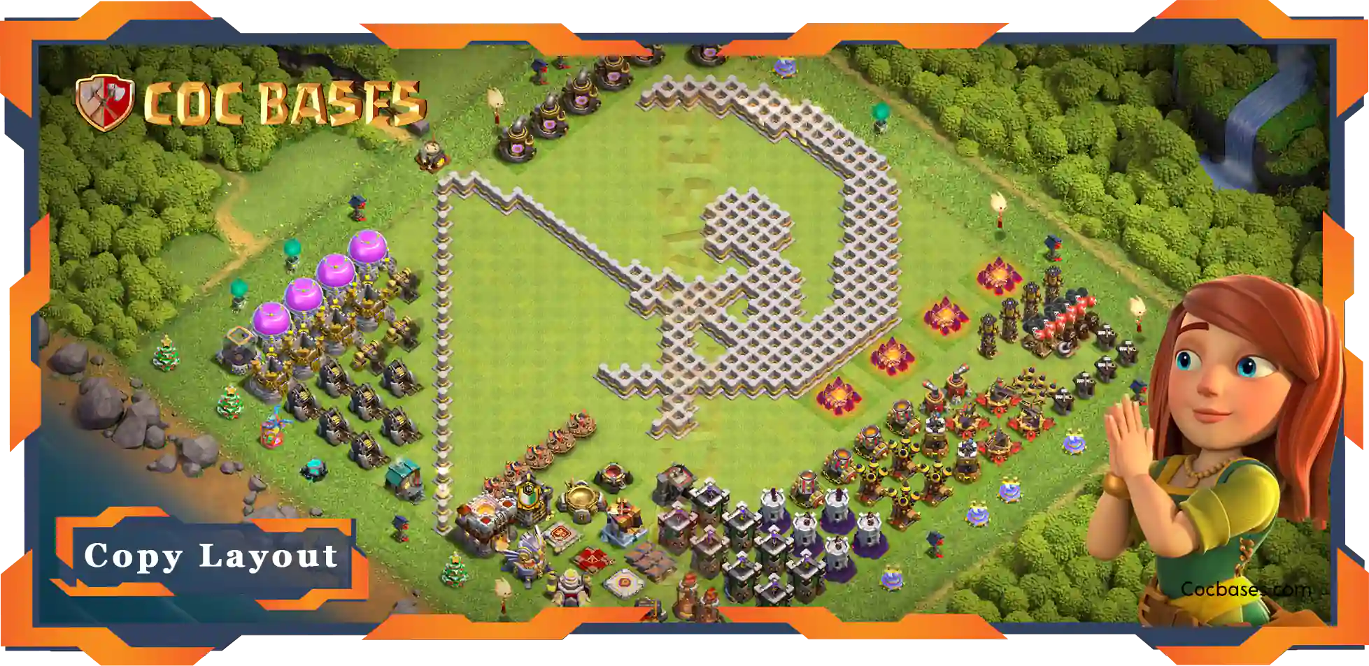Clash of Clans TH11 Funny Base