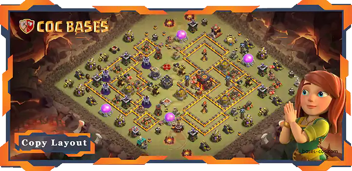 Clash of Clans TH10 War Bases - CWL (Clan War League) Bases