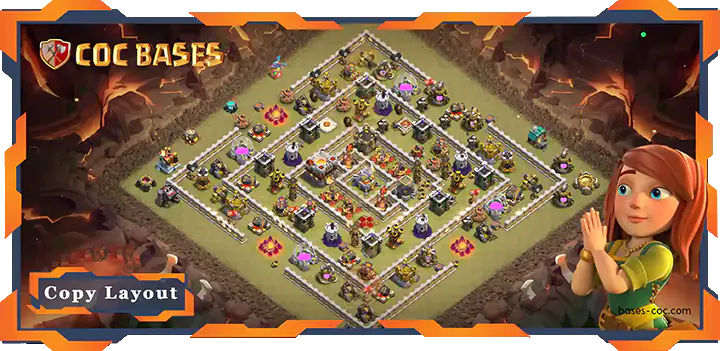 Clash of Clans TH11 War Base - CWL (Clan War League) Bases