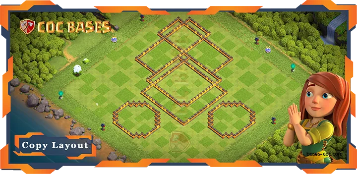 Coc Bases Wall Clash of Clans TH10 Anti 3 Star Base