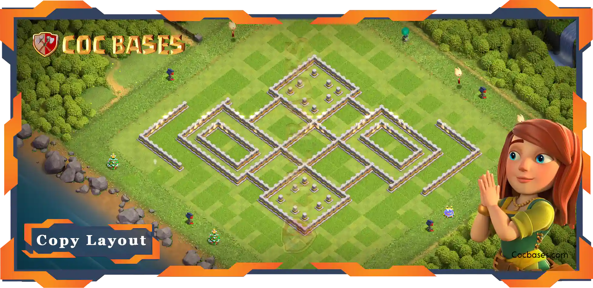 Coc Bases Wall Clash of Clans TH11 Anti Air/Anti Electro/Anti Balloons/Anti Dragon Bases