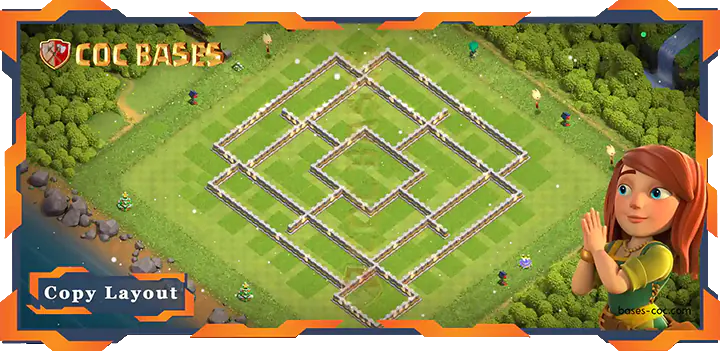 Coc Bases Wall Clash of Clans TH11 Farming Base
