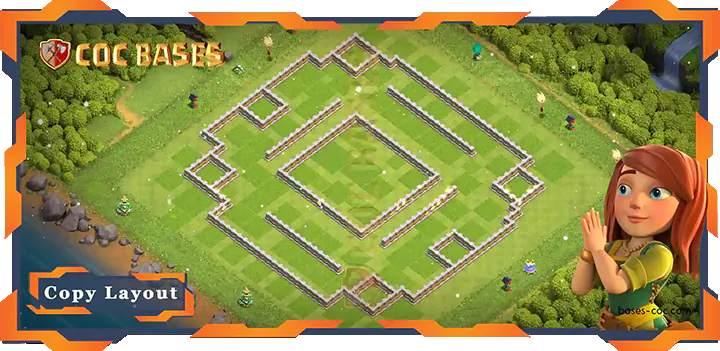 Coc Bases Wall Clash of Clans TH11 Hybrid Base