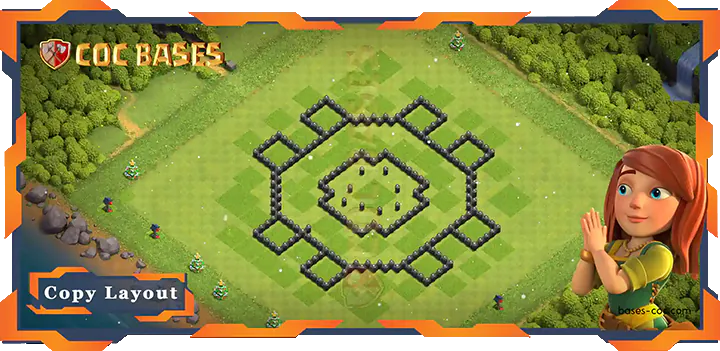 Town Hall 8 Base #12