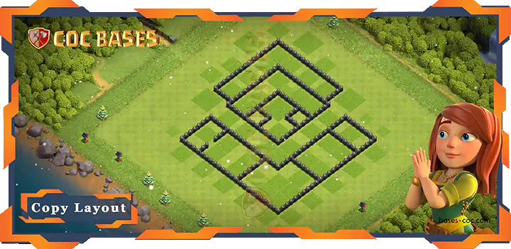 Town Hall 8 Base #09