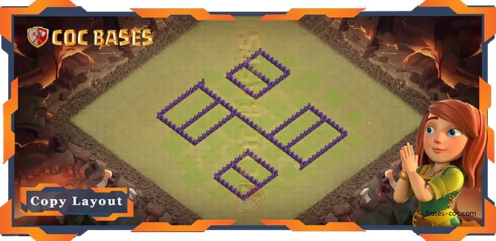 Town Hall 7 Base#19