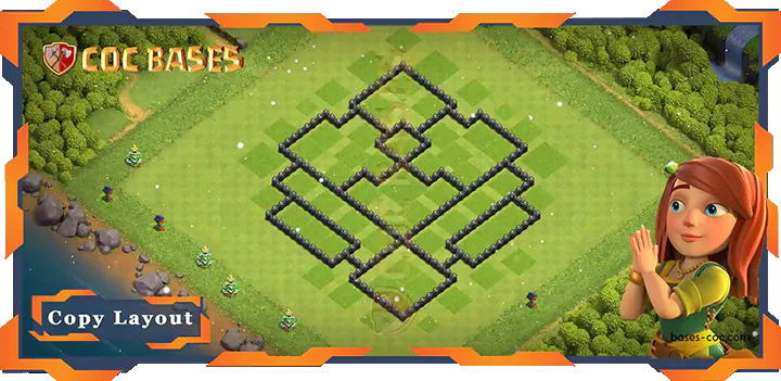 Town Hall 8 Base #16