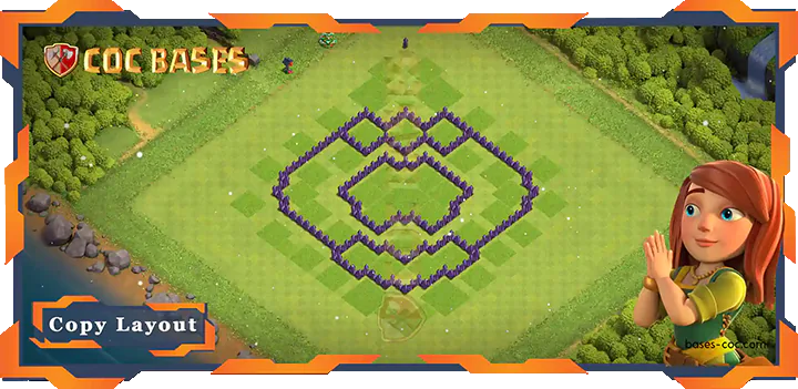 Town Hall 7 Base#22