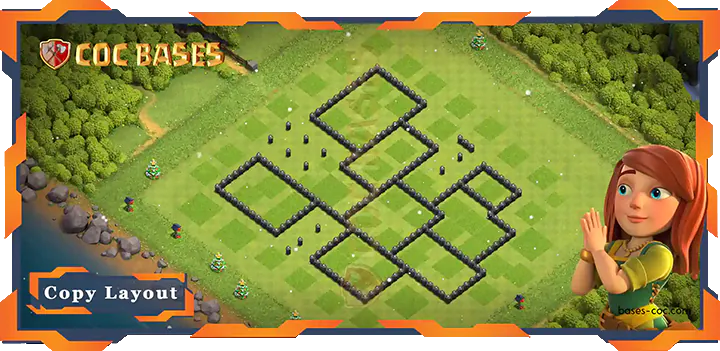 Town Hall 8 Base #10