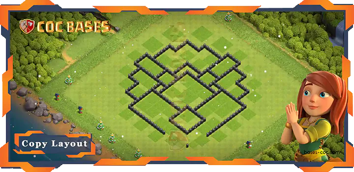 Town Hall 8 Base #21