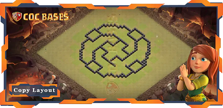 Town Hall 8 Base #18