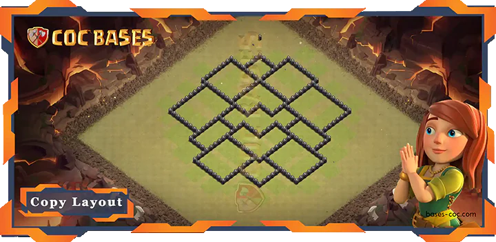 Town Hall 8 Base #22