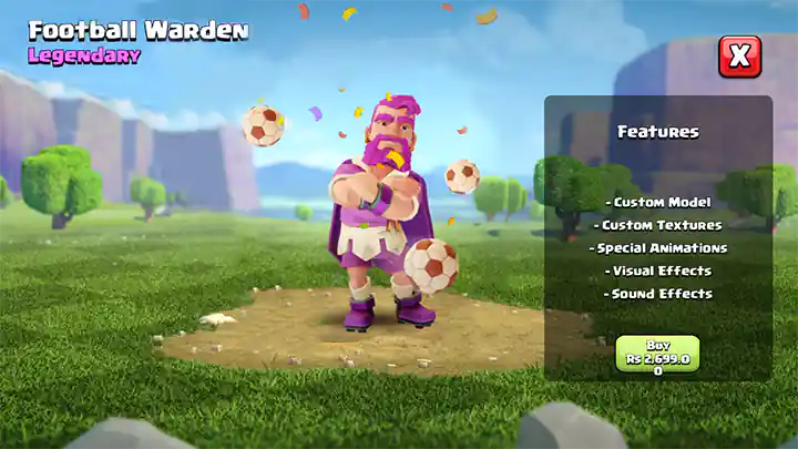 Football Warden skin